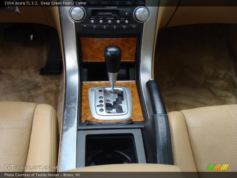 Deep Green Pearl / Camel 2004 Acura TL 3.2
