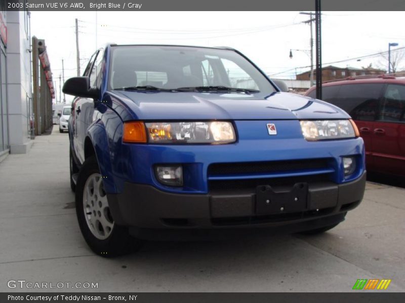 Bright Blue / Gray 2003 Saturn VUE V6 AWD