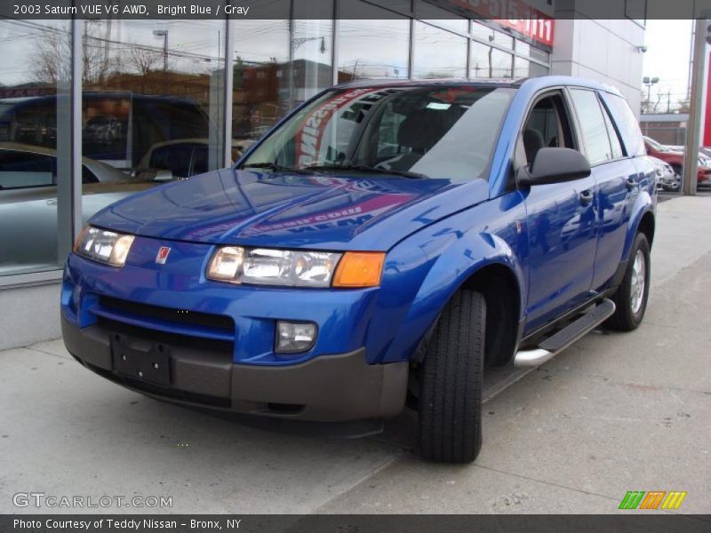 Bright Blue / Gray 2003 Saturn VUE V6 AWD