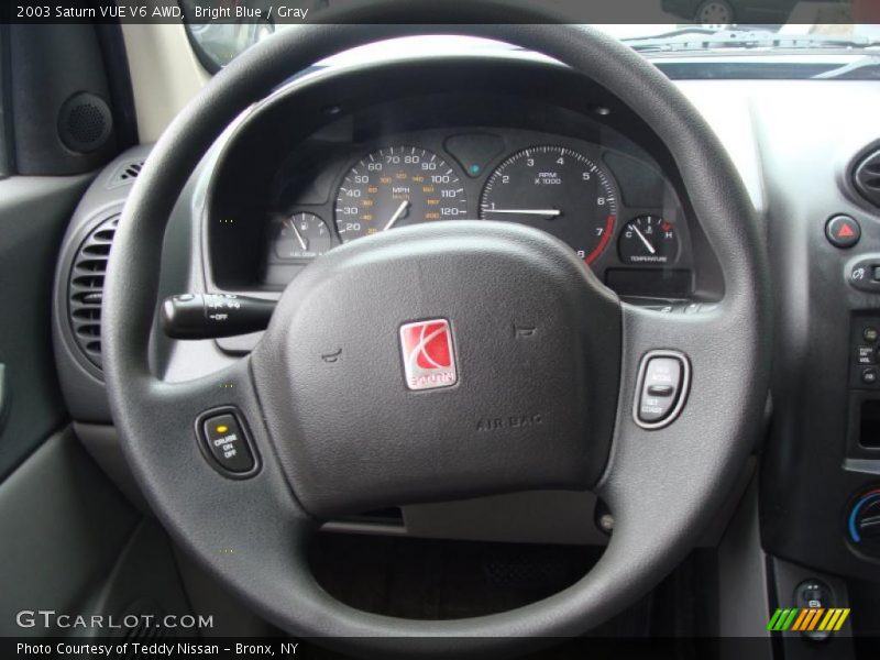 Bright Blue / Gray 2003 Saturn VUE V6 AWD