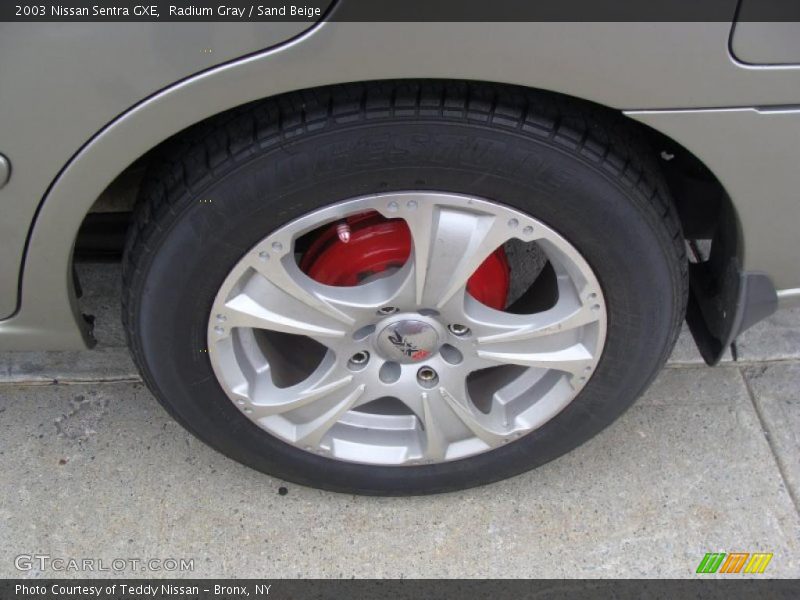 Radium Gray / Sand Beige 2003 Nissan Sentra GXE