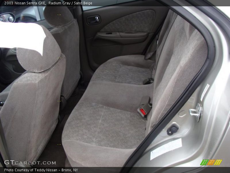 Radium Gray / Sand Beige 2003 Nissan Sentra GXE