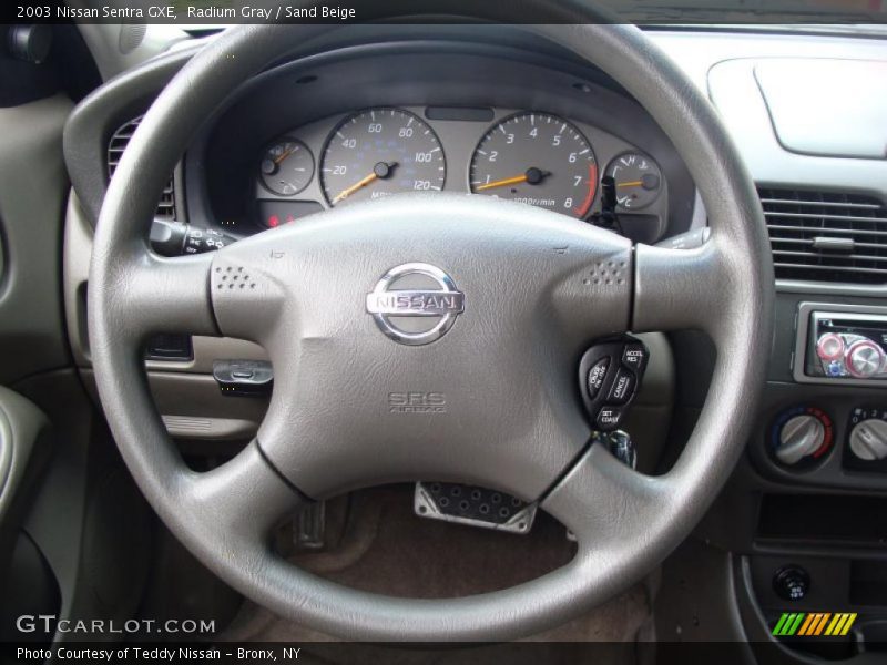 Radium Gray / Sand Beige 2003 Nissan Sentra GXE