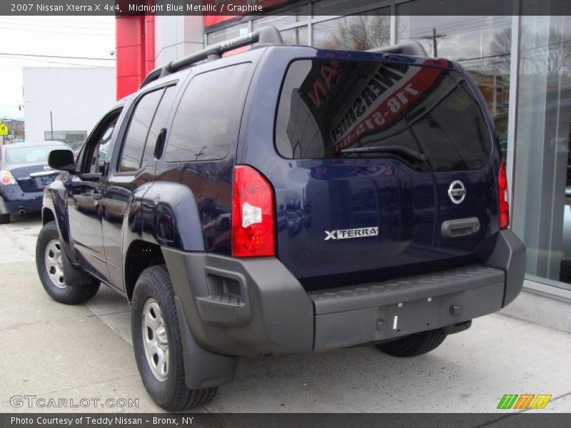 Midnight Blue Metallic / Graphite 2007 Nissan Xterra X 4x4
