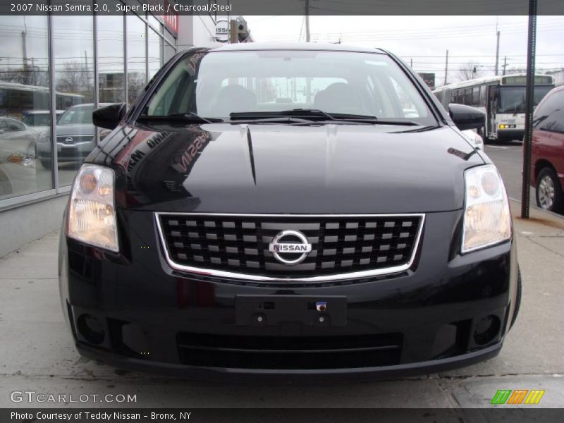 Super Black / Charcoal/Steel 2007 Nissan Sentra 2.0