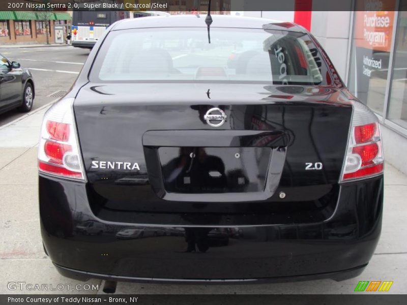 Super Black / Charcoal/Steel 2007 Nissan Sentra 2.0