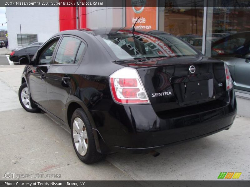 Super Black / Charcoal/Steel 2007 Nissan Sentra 2.0