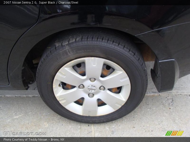 Super Black / Charcoal/Steel 2007 Nissan Sentra 2.0