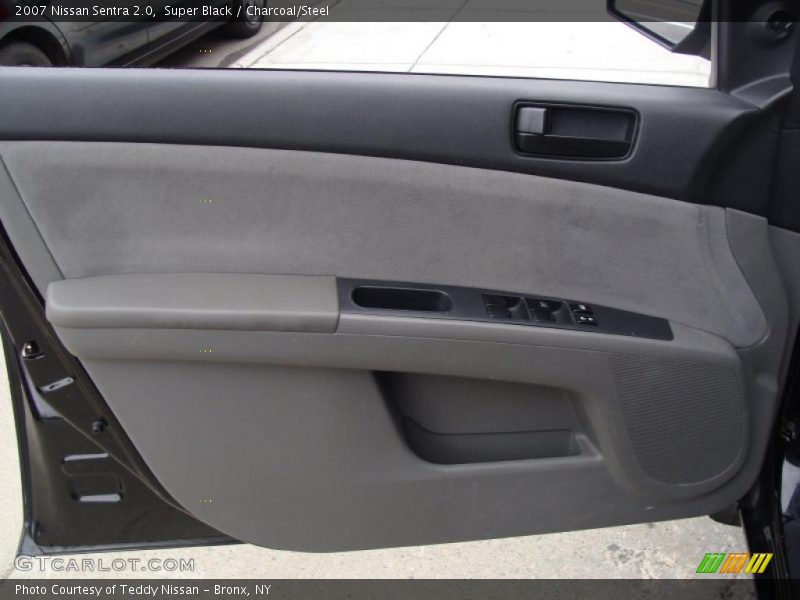 Super Black / Charcoal/Steel 2007 Nissan Sentra 2.0