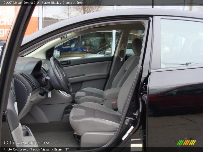 Super Black / Charcoal/Steel 2007 Nissan Sentra 2.0