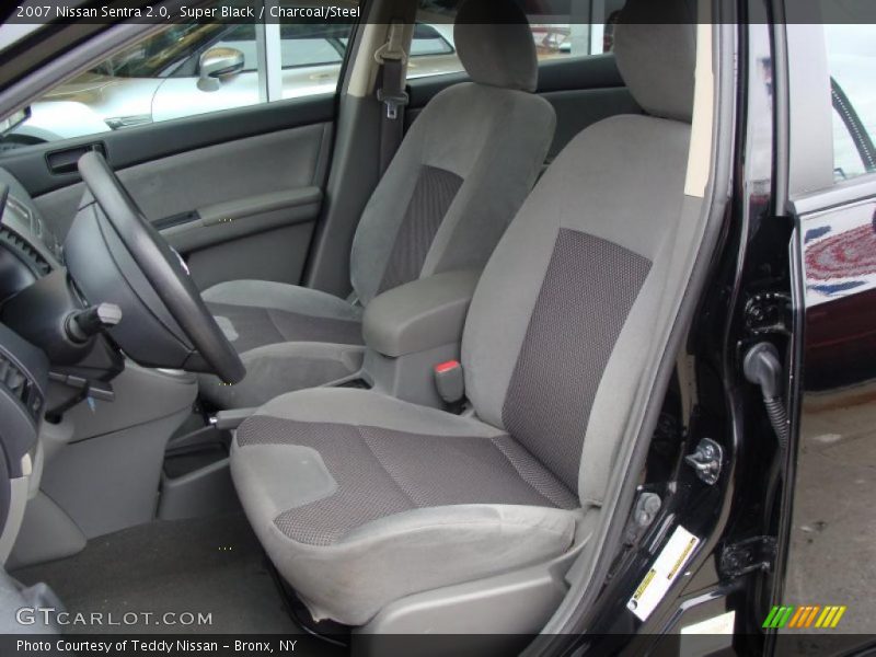 Super Black / Charcoal/Steel 2007 Nissan Sentra 2.0