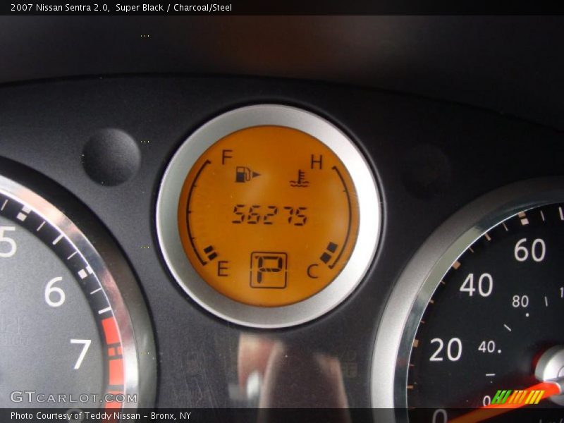 Super Black / Charcoal/Steel 2007 Nissan Sentra 2.0