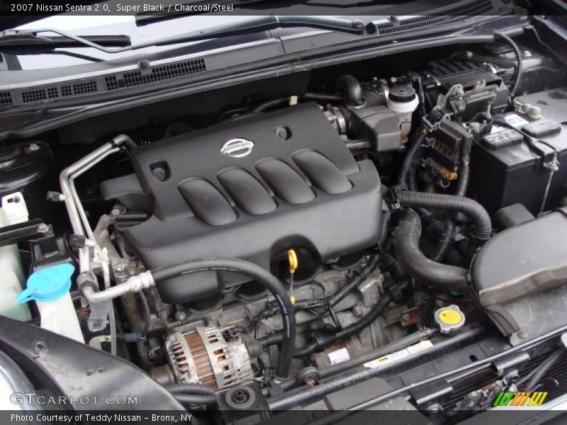 Super Black / Charcoal/Steel 2007 Nissan Sentra 2.0