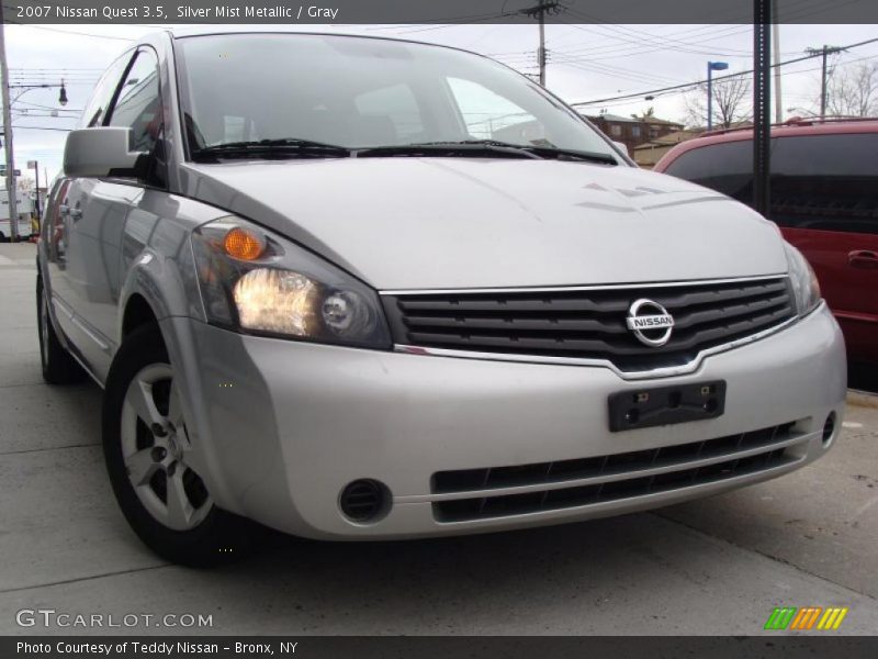 Silver Mist Metallic / Gray 2007 Nissan Quest 3.5