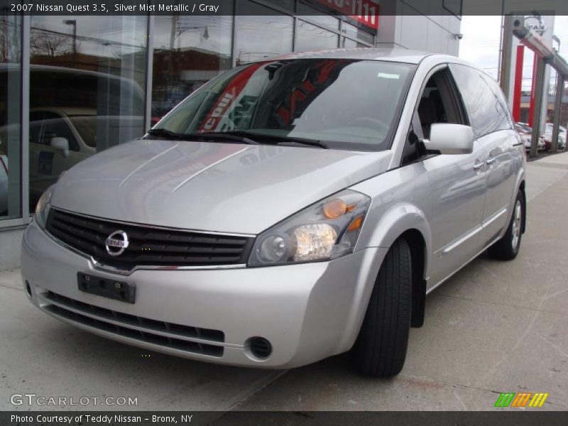 Silver Mist Metallic / Gray 2007 Nissan Quest 3.5