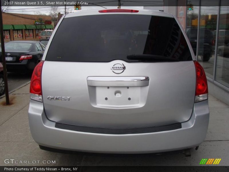 Silver Mist Metallic / Gray 2007 Nissan Quest 3.5