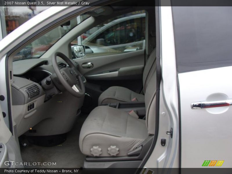 Silver Mist Metallic / Gray 2007 Nissan Quest 3.5