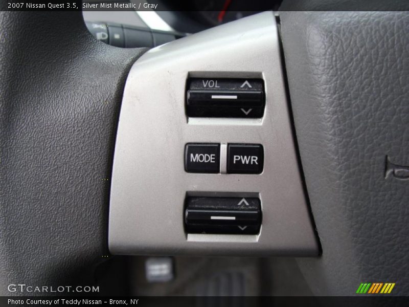Silver Mist Metallic / Gray 2007 Nissan Quest 3.5