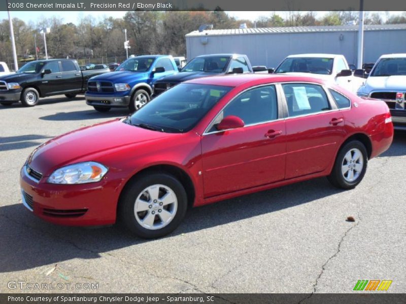 Precision Red / Ebony Black 2008 Chevrolet Impala LT