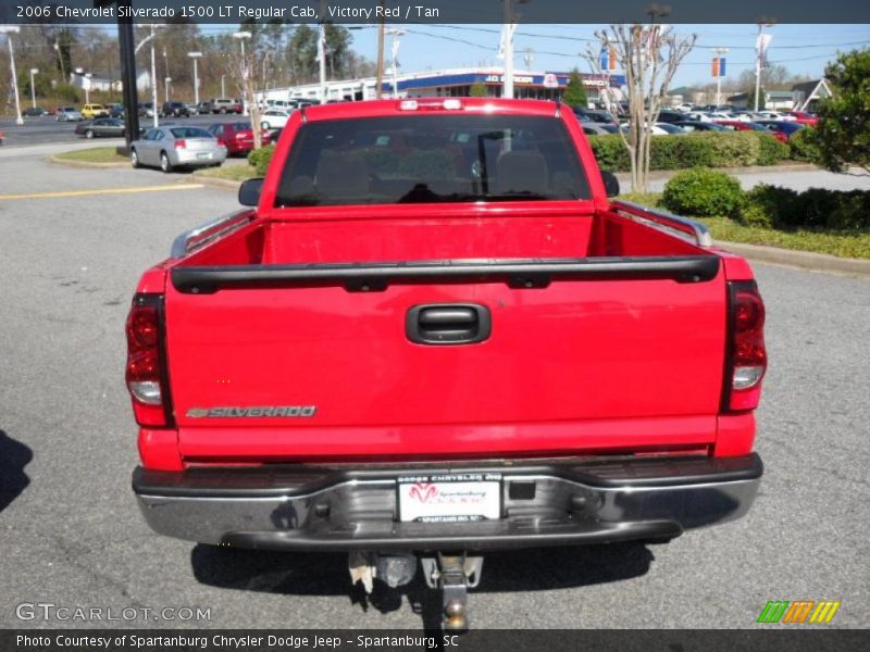 Victory Red / Tan 2006 Chevrolet Silverado 1500 LT Regular Cab