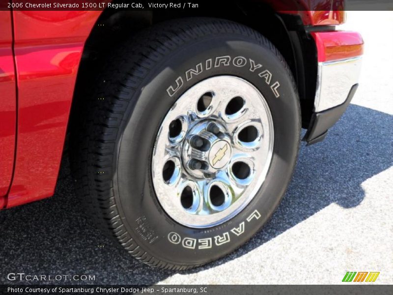 Victory Red / Tan 2006 Chevrolet Silverado 1500 LT Regular Cab