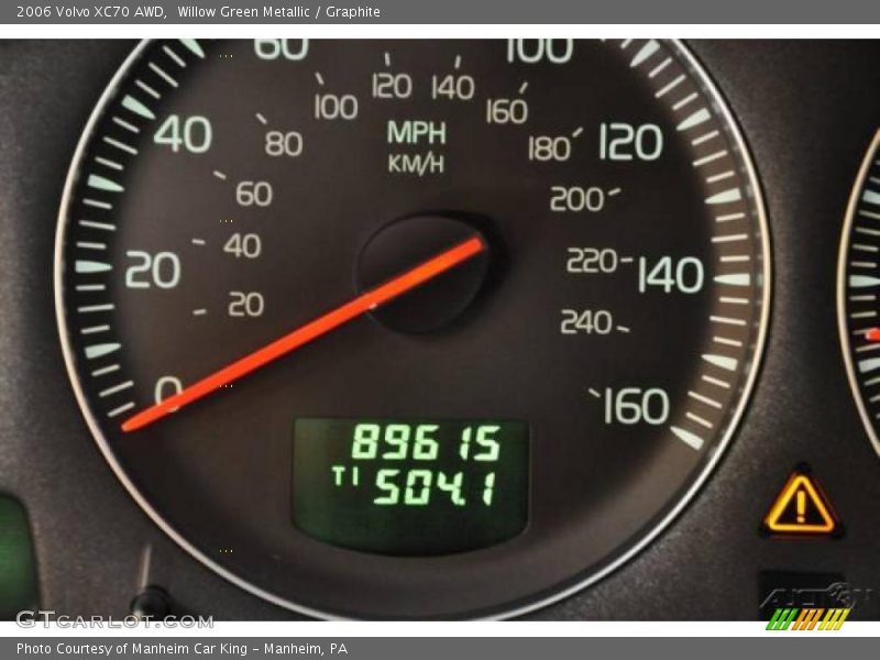 Willow Green Metallic / Graphite 2006 Volvo XC70 AWD