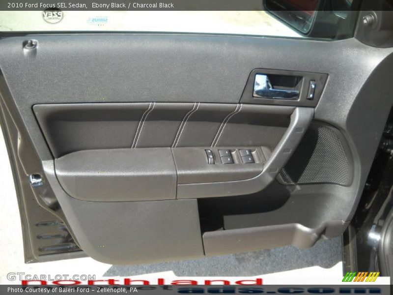 Ebony Black / Charcoal Black 2010 Ford Focus SEL Sedan