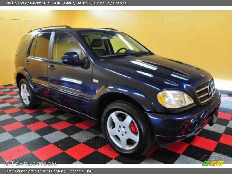 Azure Blue Metallic / Charcoal 2001 Mercedes-Benz ML 55 AMG 4Matic