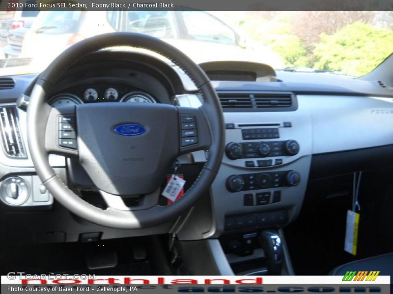 Ebony Black / Charcoal Black 2010 Ford Focus SEL Sedan