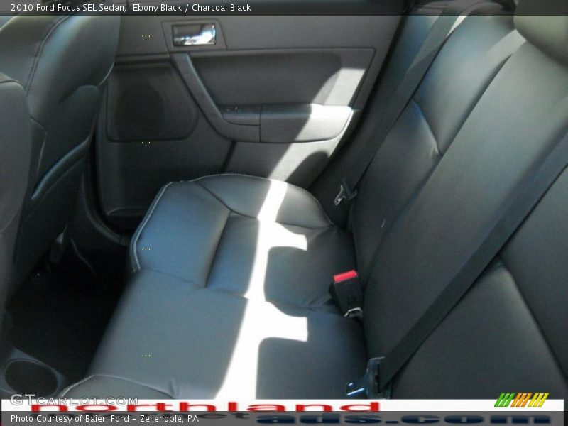Ebony Black / Charcoal Black 2010 Ford Focus SEL Sedan
