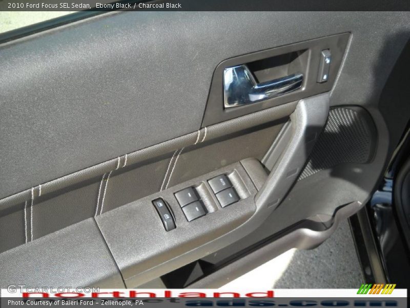 Ebony Black / Charcoal Black 2010 Ford Focus SEL Sedan