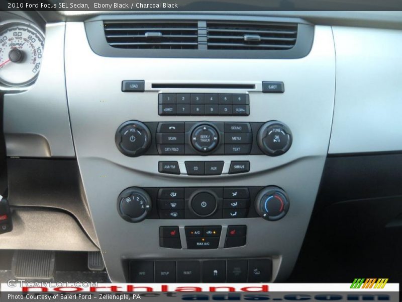 Ebony Black / Charcoal Black 2010 Ford Focus SEL Sedan
