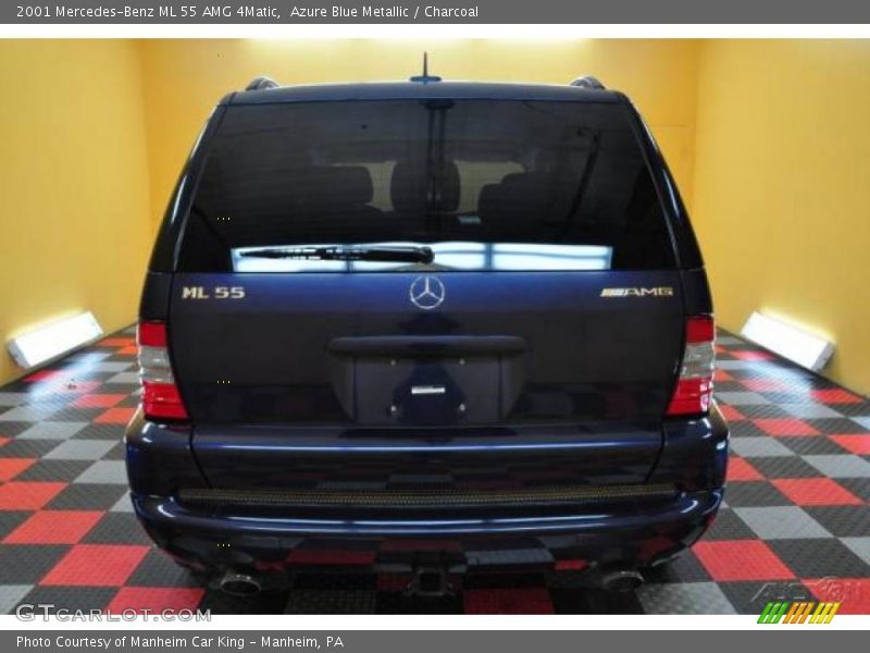 Azure Blue Metallic / Charcoal 2001 Mercedes-Benz ML 55 AMG 4Matic