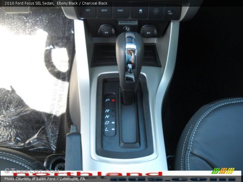 Ebony Black / Charcoal Black 2010 Ford Focus SEL Sedan