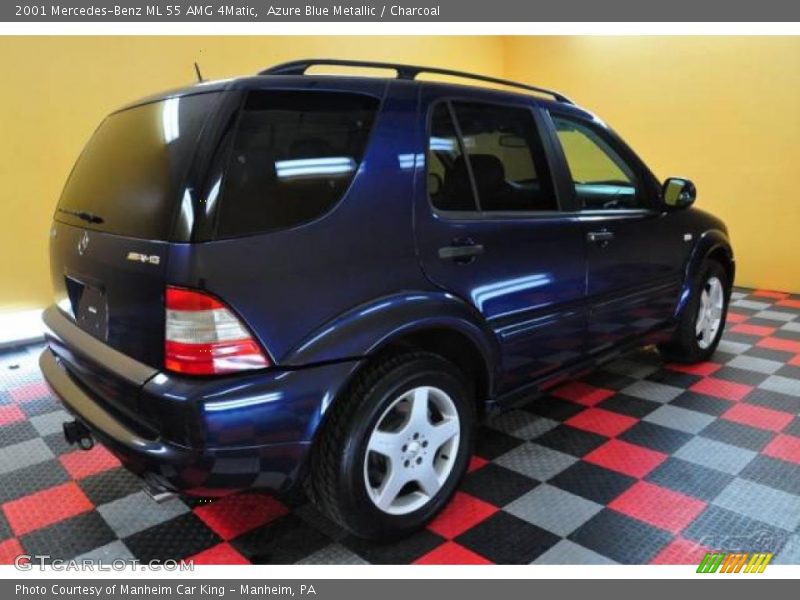 Azure Blue Metallic / Charcoal 2001 Mercedes-Benz ML 55 AMG 4Matic