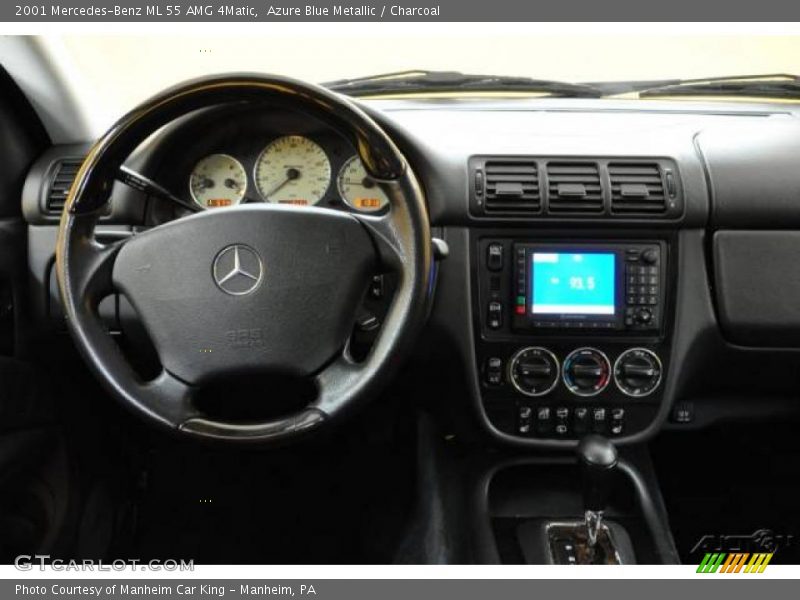 Azure Blue Metallic / Charcoal 2001 Mercedes-Benz ML 55 AMG 4Matic