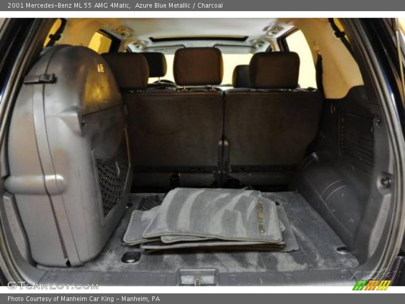 Azure Blue Metallic / Charcoal 2001 Mercedes-Benz ML 55 AMG 4Matic