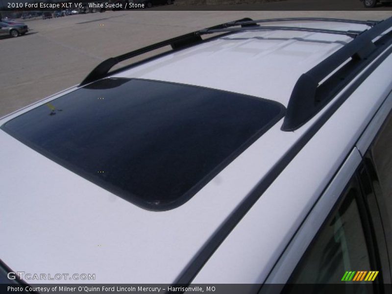 White Suede / Stone 2010 Ford Escape XLT V6