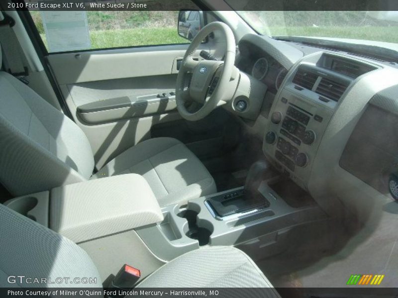 White Suede / Stone 2010 Ford Escape XLT V6