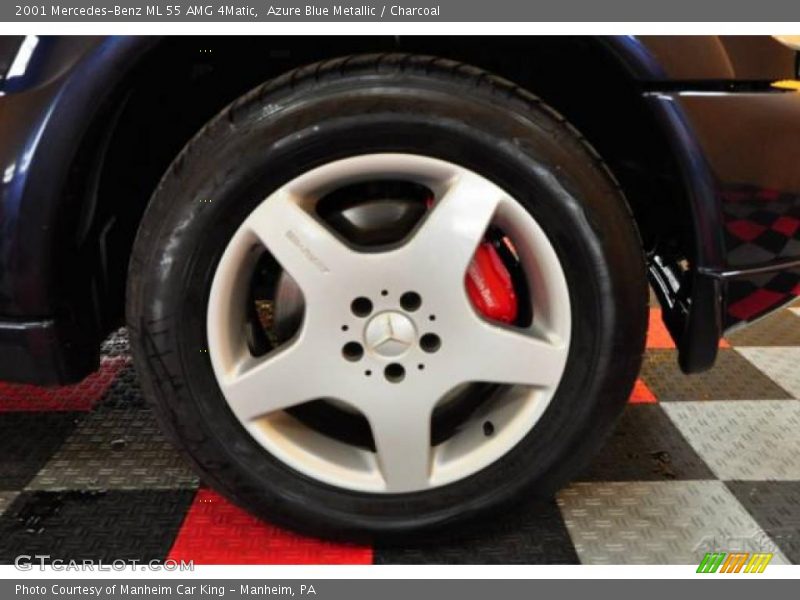 Azure Blue Metallic / Charcoal 2001 Mercedes-Benz ML 55 AMG 4Matic