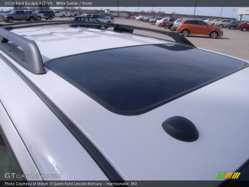 White Suede / Stone 2010 Ford Escape XLT V6