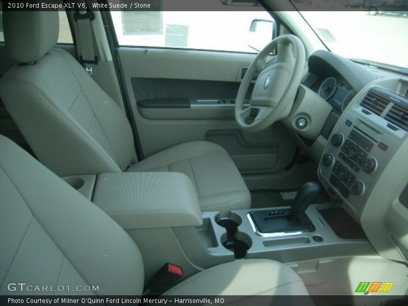 White Suede / Stone 2010 Ford Escape XLT V6