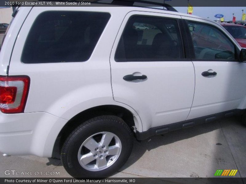 White Suede / Stone 2010 Ford Escape XLT V6