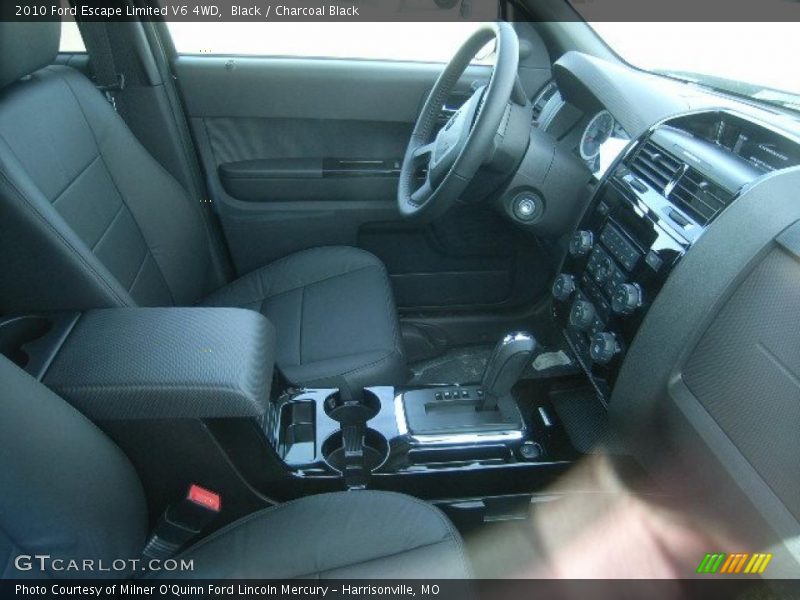 Black / Charcoal Black 2010 Ford Escape Limited V6 4WD