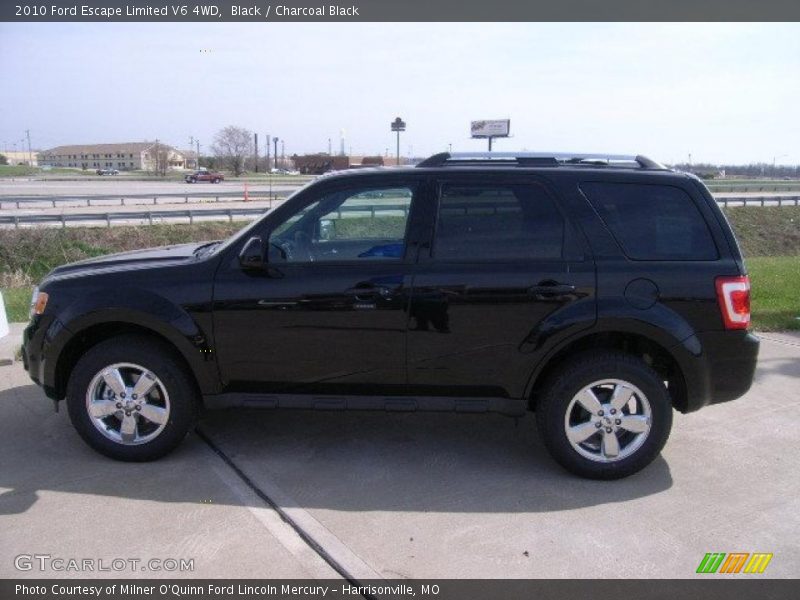 Black / Charcoal Black 2010 Ford Escape Limited V6 4WD
