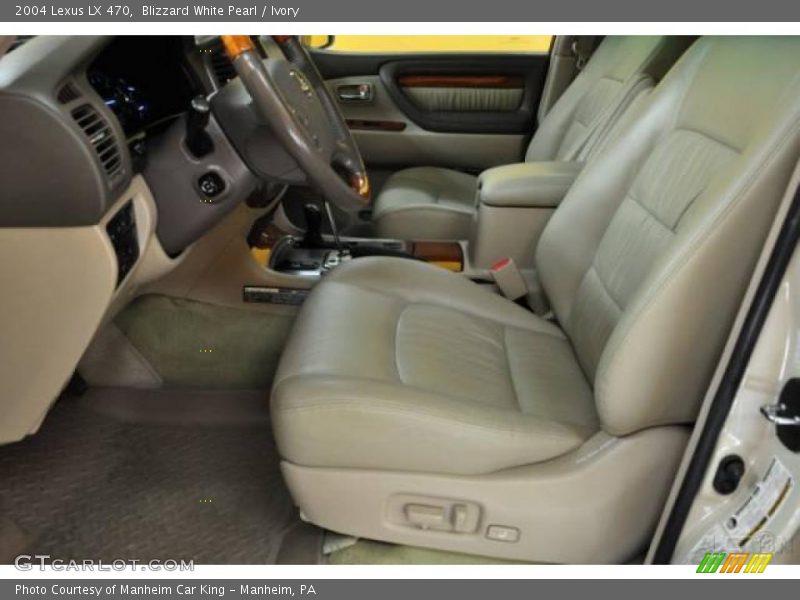 Blizzard White Pearl / Ivory 2004 Lexus LX 470
