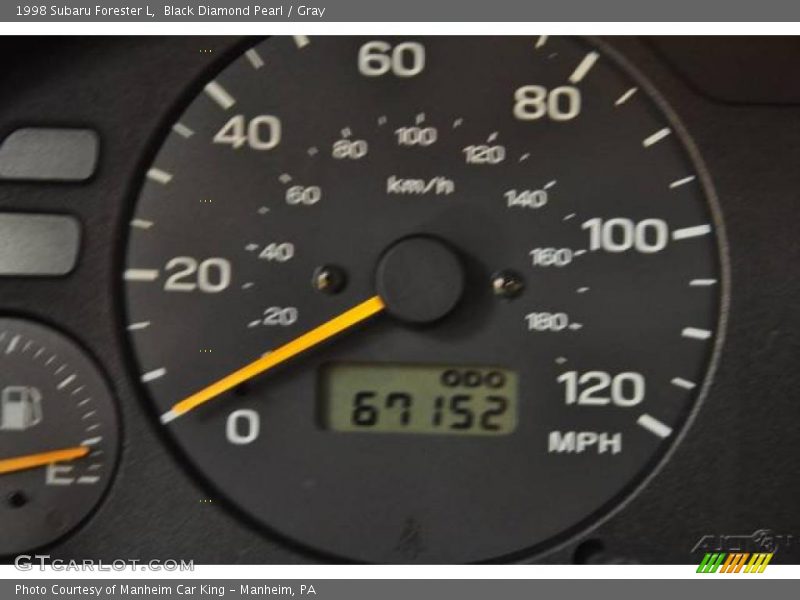 Black Diamond Pearl / Gray 1998 Subaru Forester L