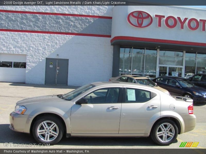 Light Sandstone Metallic / Dark Khaki/Light Graystone 2008 Dodge Avenger SXT