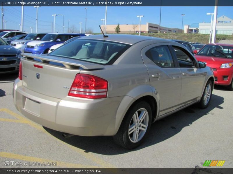 Light Sandstone Metallic / Dark Khaki/Light Graystone 2008 Dodge Avenger SXT