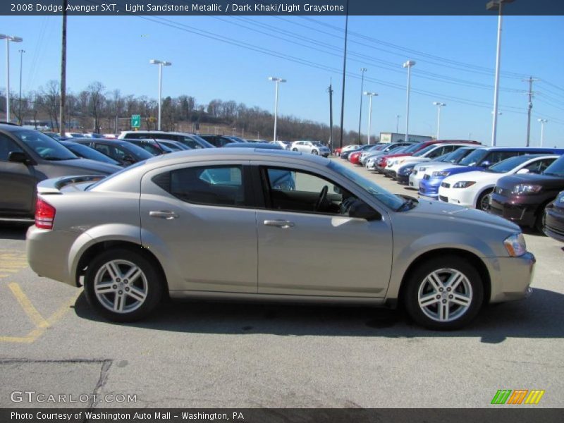 Light Sandstone Metallic / Dark Khaki/Light Graystone 2008 Dodge Avenger SXT